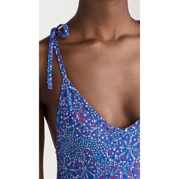 NWT Isabel Marant Swan Swimsuit in Blue and Pink Size 44 / US 12‎ Large - Picture 8 of 9